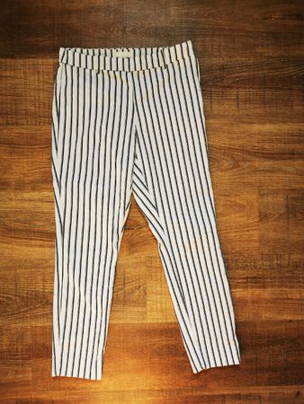 Sommerhose gestreift Gr. 38/40 H\&M schwarz/weiss Chino Stof